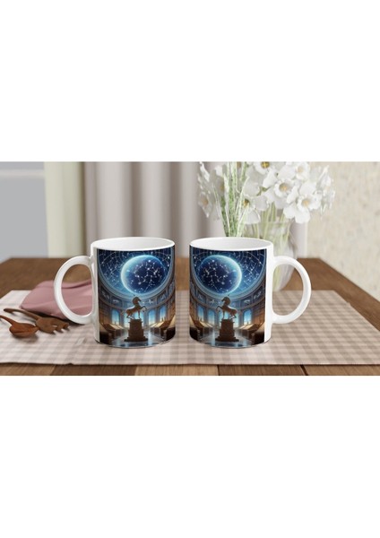 Yay Burcu Baskılı Kahve Kupası - Zodyak Kütüpanesi Vs3 indirimleri