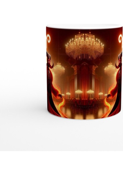 Koç Burcu Baskılı Kahve Kupası - Zodyak Maskeli Balo Vs4 fiyatları