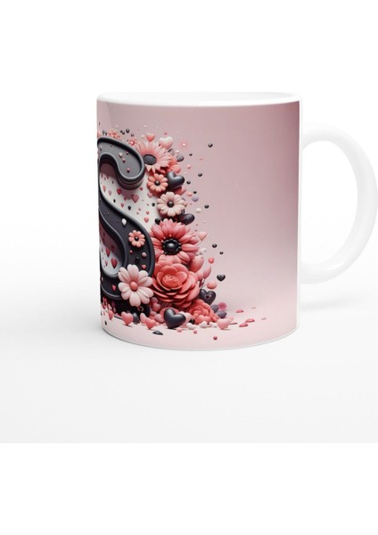 S Harfi Estetik Tasarımlı Kupa Bardak modelleri