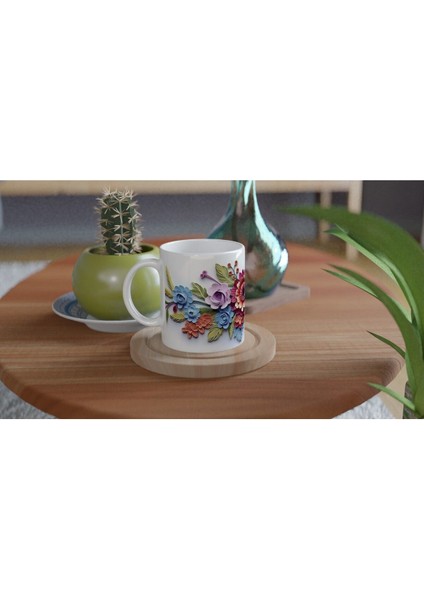 Renkli Kağıt Çiçekler Kupa Bardak fırsatları