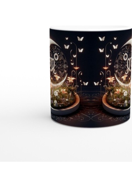 Başak Burcu Baskılı Kahve Kupası - Ay Işığında Zodyak Bahçesi Vs4 fiyatları