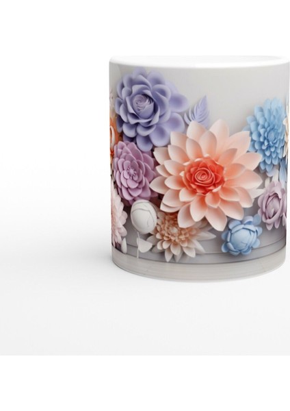 Pastel Çiçek Duvarı Kupa Bardak fiyatları