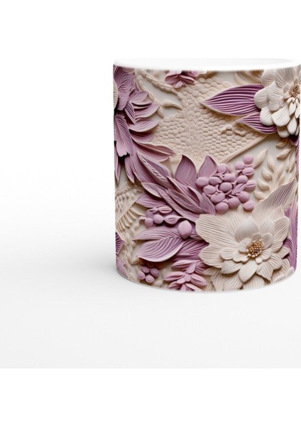 Leylak Baharı Rölyef Çiçekli Kupa Bardak fiyatları