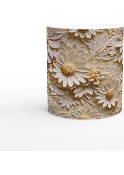 Papatya Düşleri 3D Çiçekli Kupa Bardak fiyatları