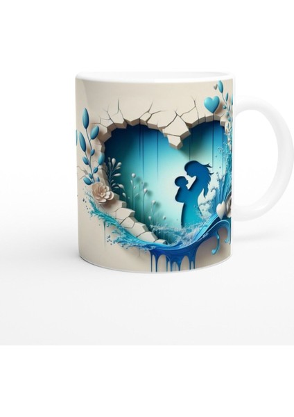 Su Dalgaları Arasında Anneye Sevgi Kupa Bardak modelleri