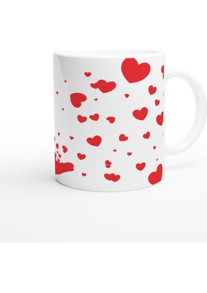 Aşkı Fısıldayan Kadın Silüeti Kupa modelleri