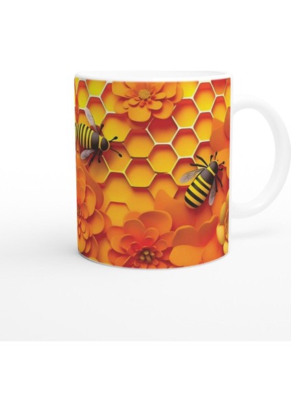 Arı Petek Baskılı Kupa Bardak modelleri