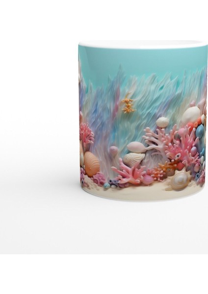 Renkli Denizatı Ikilisi Kupa Bardak