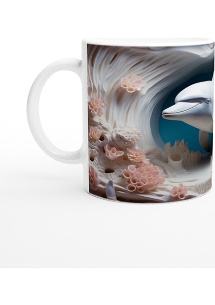 Mercan Bahçesinde Mutlu Yunus Kupa Bardak fiyatları