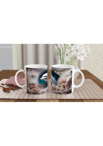 Mercan Bahçesinde Mutlu Yunus Kupa Bardak indirimleri