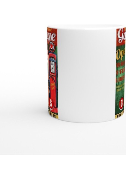 Full Service Retro Benzinlik Kupa Bardak modelleri