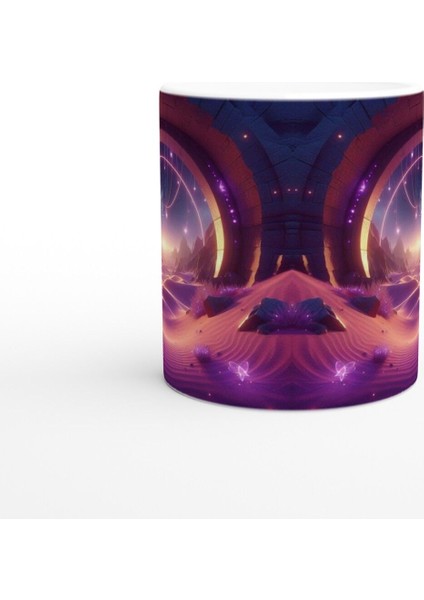 Yay Burcu Baskılı Kahve Kupası - Elementsel Doğa Krallığı Temalı Vs3 fiyatları