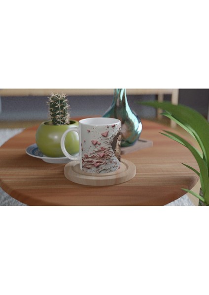 Kalpten Bakan Sarılan Su Samurları Temalı Baskılı Kupa Bardak fırsatları