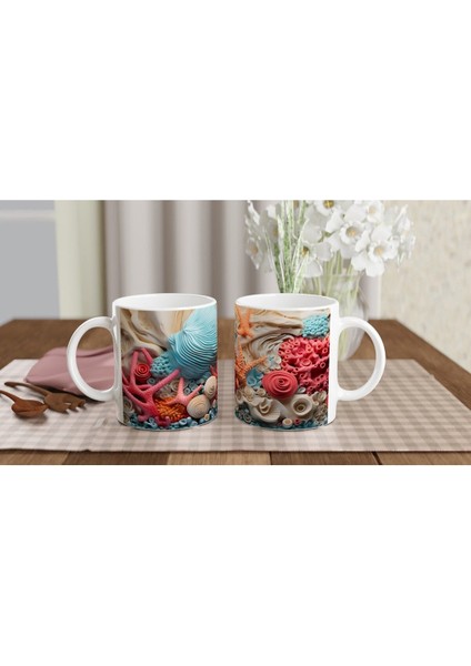 Mavi Dalgalar Arasında Kupa Bardak indirimleri