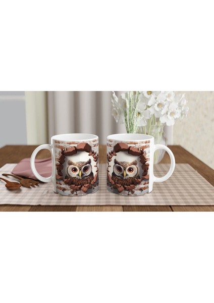 Duvarı Yırtan Cesur Baykuş Kupa Bardak indirimleri