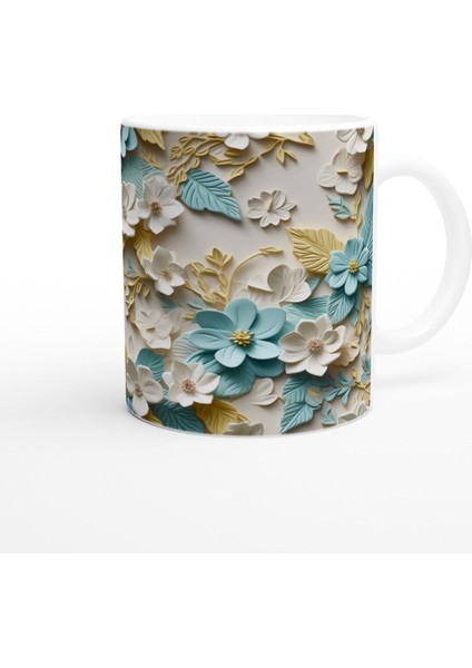 Mavi Yaprak Bahçesi Kupa Bardak modelleri