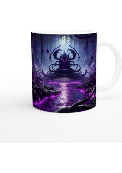 Akrep Burcu Baskılı Kahve Kupası - Elementsel Doğa Krallığı Temalı Vs3 modelleri