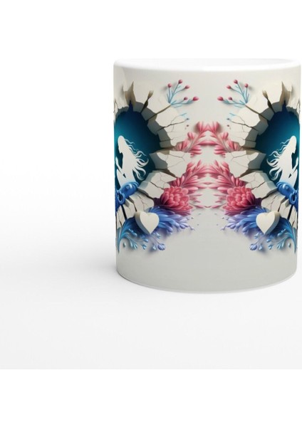 Kırık Kalp Içinde Dalgalar Arasında Anne ve Çocuk Kupa Bardak fiyatları