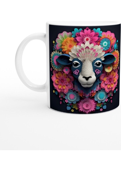 Çiçek Bahçesi Koyunu Kupa Bardak