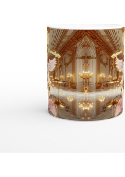 Terazi Burcu Baskılı Kahve Kupası - Zodyak Maskeli Balo Vs3 fiyatları