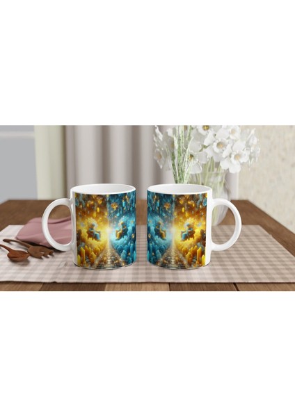 Ikizler Burcu Baskılı Kahve Kupası - Büyülü Kristal Mağarası Temalı Vs2 indirimleri