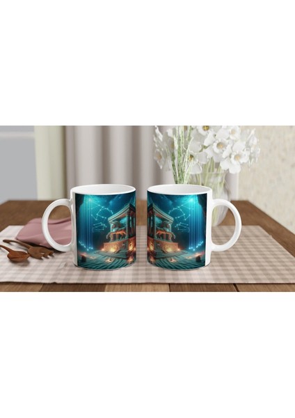 Yay Burcu Baskılı Kahve Kupası - Astral Denizaltı Dünyası Vs1 indirimleri