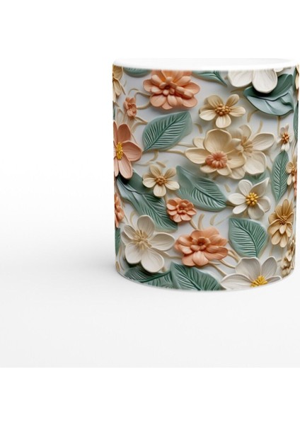 Yumuşak Bahar Çiçekli Kupa Bardak fiyatları