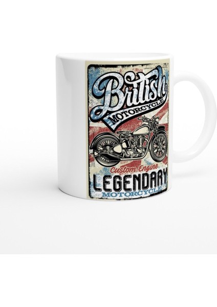 British Legendary Motorcycle Baskılı Kupa Bardak fiyatları