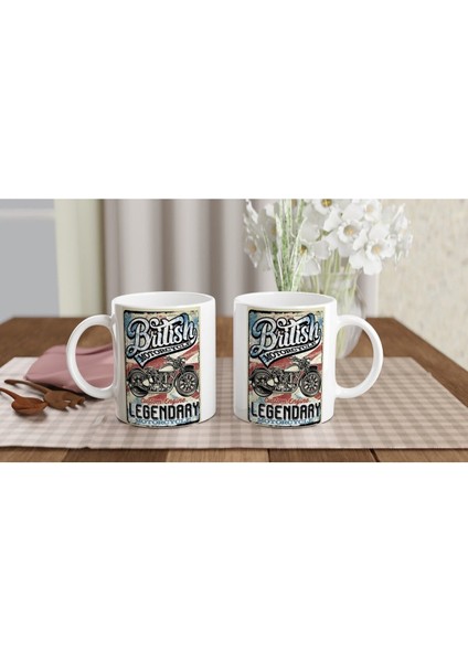 British Legendary Motorcycle Baskılı Kupa Bardak indirimleri