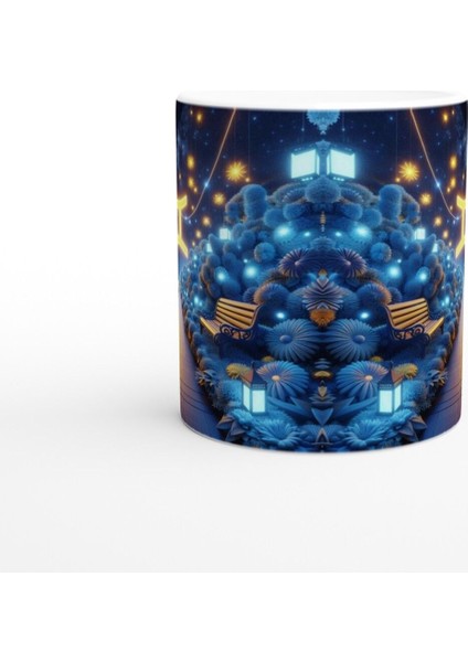 Ikizler Burcu Baskılı Kahve Kupası - Ay Işığında Zodyak Bahçesi Vs2 fiyatları