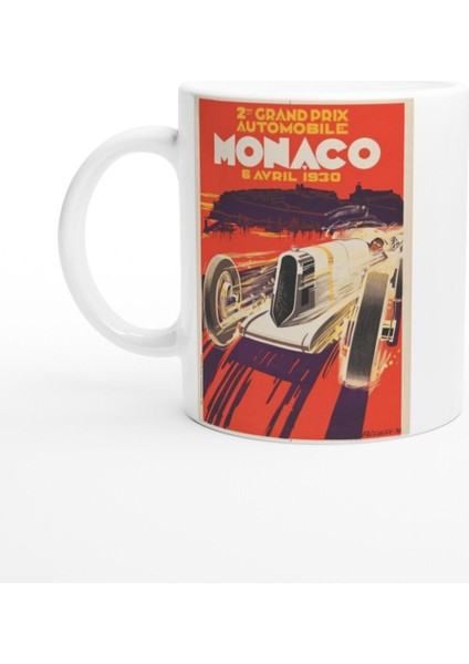 Monaco Grand Prix 1930 Retro Kupa Bardak