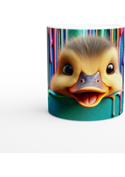 Renk Cümbüşü Arasından Bakan Civciv Temalı Baskılı Kupa Bardak fiyatları