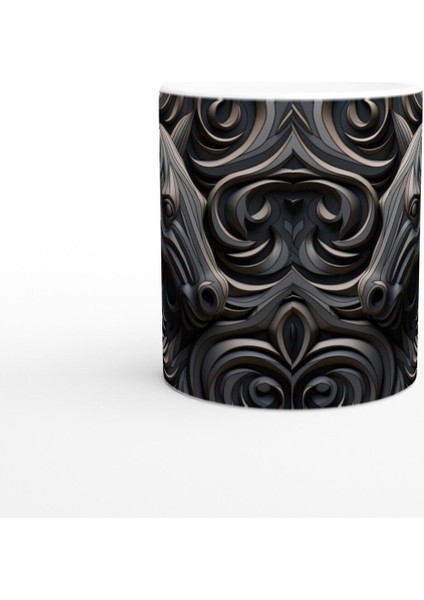 Soyut Desenli Modern At Figürlü Kupa Bardak fiyatları