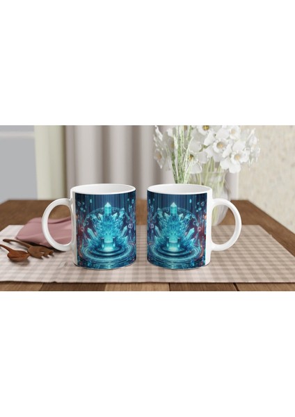 Kova Burcu Baskılı Kahve Kupası - Büyülü Kristal Mağarası Temalı Vs1 indirimleri