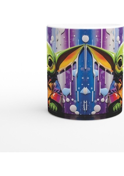 Renkli Ceketli Sevimli Yaratık Baskılı Kupa Bardak fiyatları