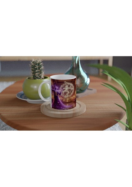 Yay Burcu Baskılı Kahve Kupası - Zodyak Maskeli Balo Vs1 fırsatları