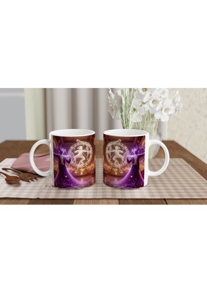 Yay Burcu Baskılı Kahve Kupası - Zodyak Maskeli Balo Vs1 indirimleri