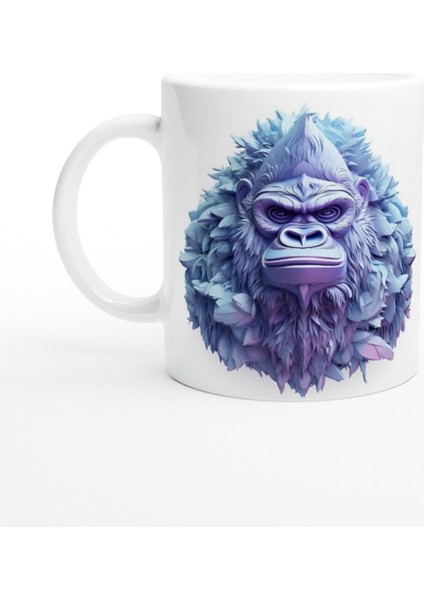 Ormanın Efendisi Goril Baskılı Kupa Bardak