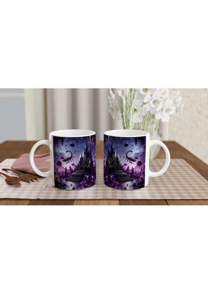 Akrep Burcu Baskılı Kahve Kupası - Büyülü Kristal Mağarası Temalı Vs2 indirimleri