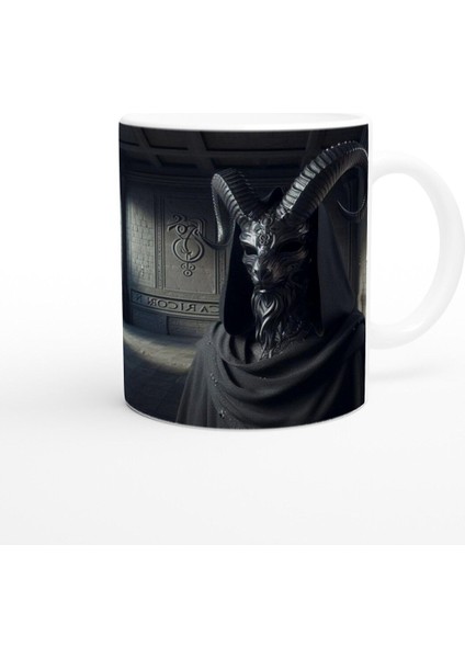 Oğlak Burcu Baskılı Kahve Kupası - Zodyak Maskeli Balo Vs3 modelleri