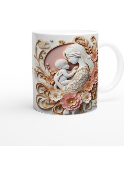 Altın Dokunuşlu Sevgi Anneler Günü Kupa Bardak modelleri