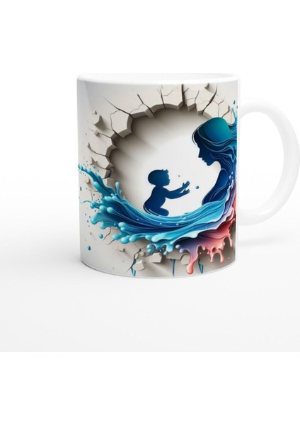 Anneye Akan Sevgi Dalgası Kupa Bardak modelleri