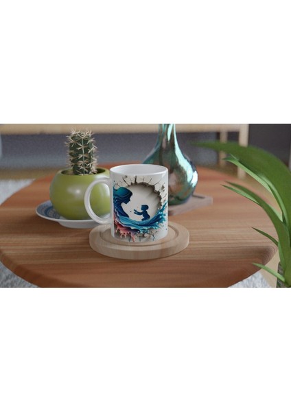 Anneye Akan Sevgi Dalgası Kupa Bardak fırsatları