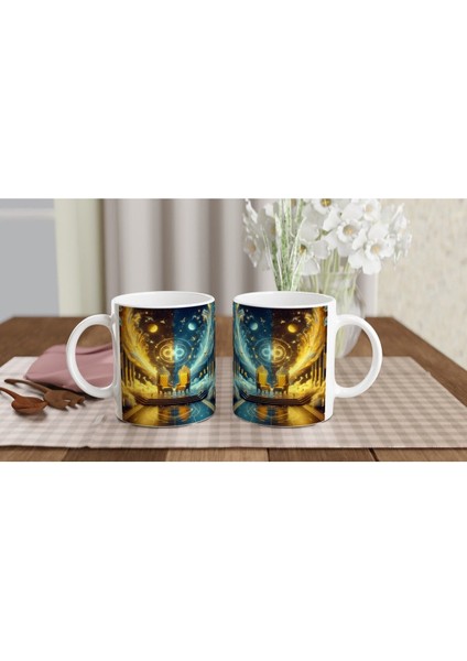 Ikizler Burcu Baskılı Kahve Kupası - Galaktik Taht Odası Temalı Vs4 indirimleri