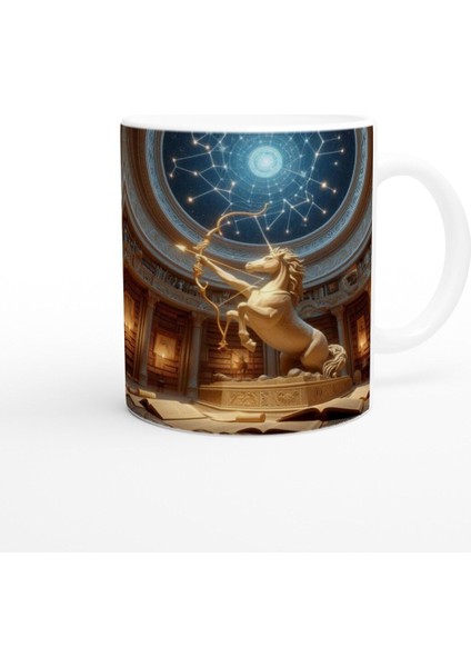 Yay Burcu Baskılı Kahve Kupası - Zodyak Kütüpanesi Vs1 modelleri