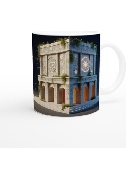 Başak Burcu Baskılı Kahve Kupası - Burçlar Krallığı Şatosu Vs2 modelleri