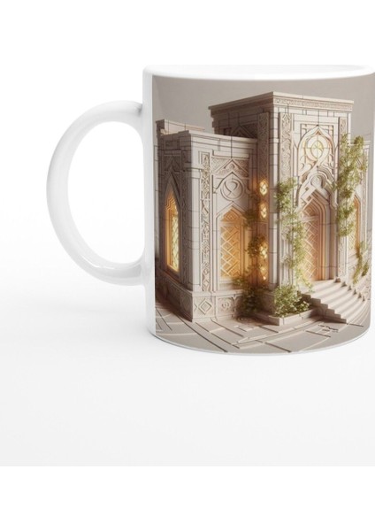 Başak Burcu Baskılı Kahve Kupası - Burçlar Krallığı Şatosu Vs4