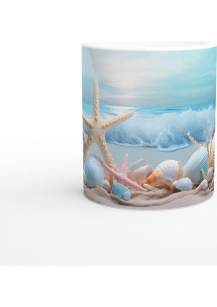 Sahilin Renkli Hazineleri Kupa Bardak