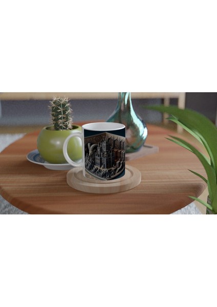 Oğlak Burcu Baskılı Kahve Kupası - Zodyak Kütüpanesi Vs2 fırsatları