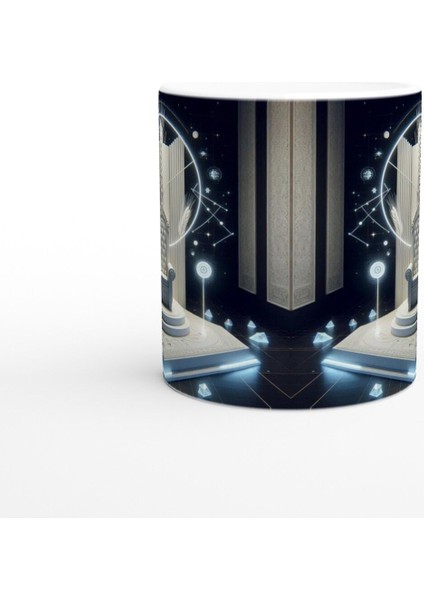 Başak Burcu Baskılı Kahve Kupası - Galaktik Taht Odası Temalı Vs4 fiyatları